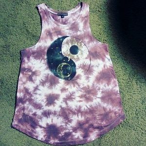 Yin-Yang Tie Dye Top